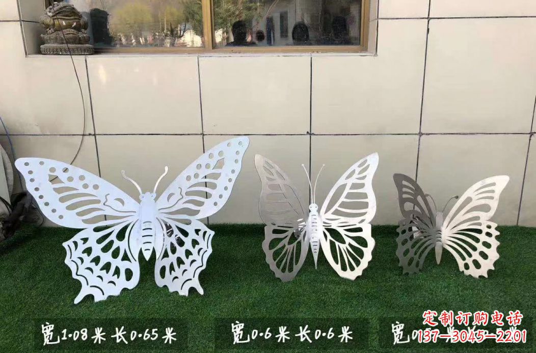 潍坊不锈钢镂空蝴蝶公园雕塑——精美绝伦