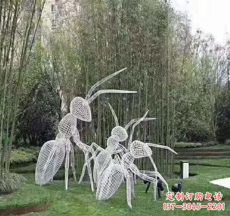 潍坊不锈钢镂空蚂蚁雕塑艺术细节的精彩绝伦