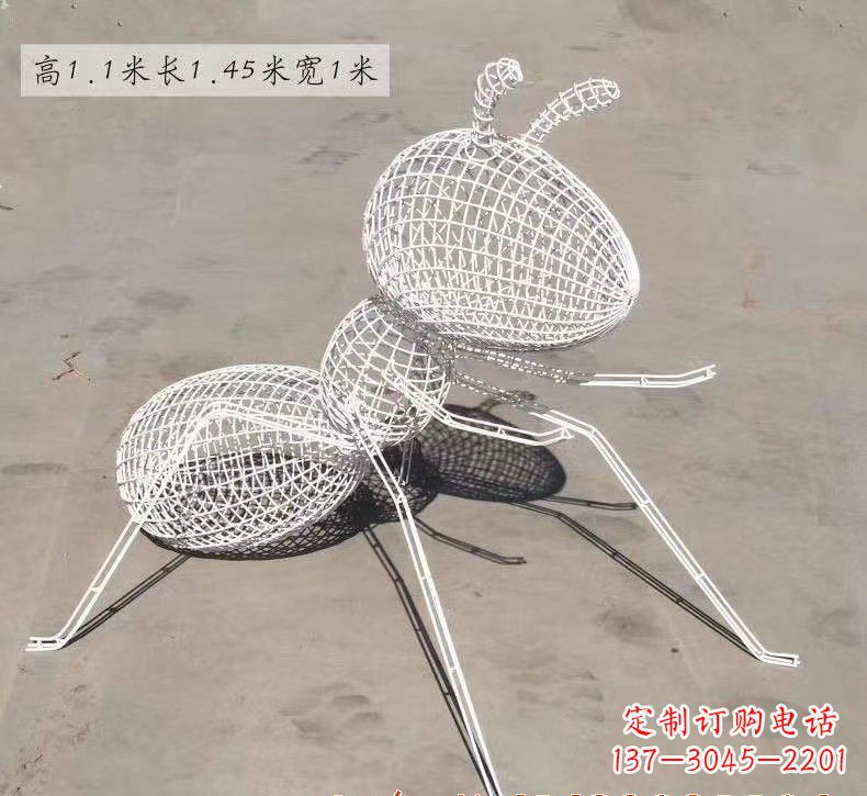 潍坊不锈钢镂空蚂蚁雕塑