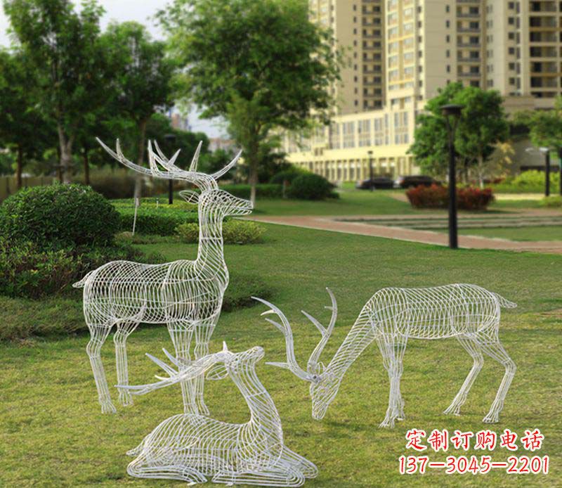 潍坊精美梅花鹿雕塑,传承祖先文化瑰宝
