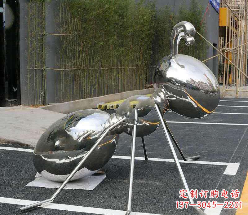 潍坊不锈钢蚂蚁雕塑——艺术的融合