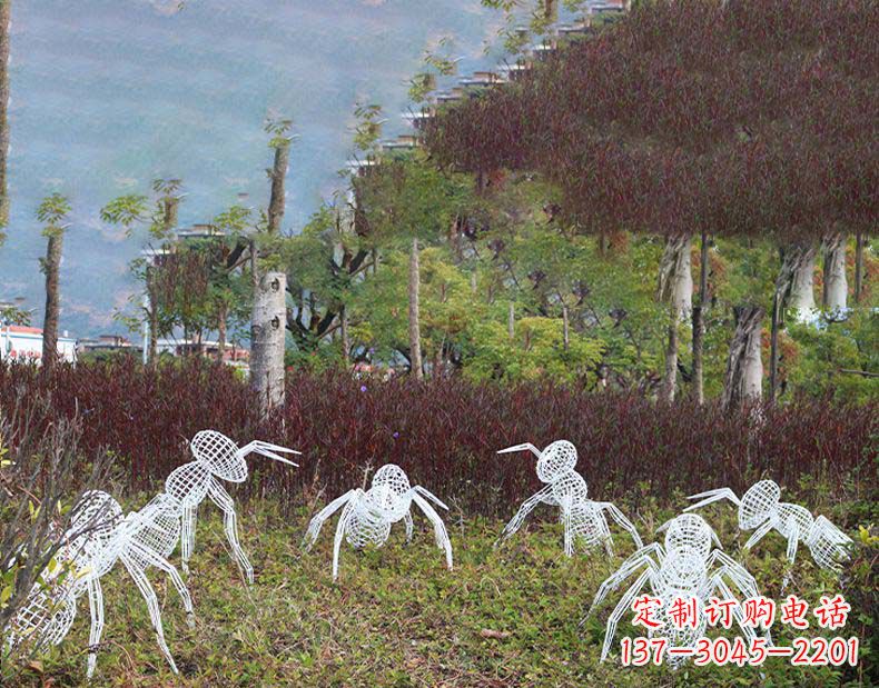 潍坊不锈钢蚂蚁镂空雕塑艺术与自然的完美结合