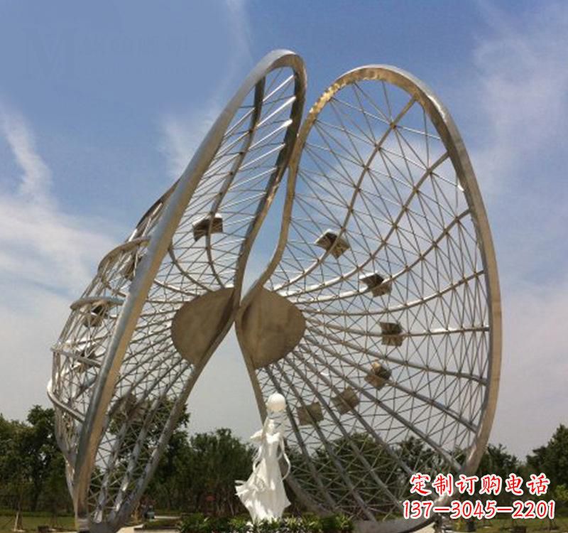 潍坊不锈钢美陈贝壳雕塑精美的艺术品