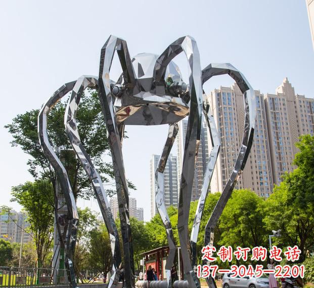 潍坊精致的不锈钢螃蟹雕塑
