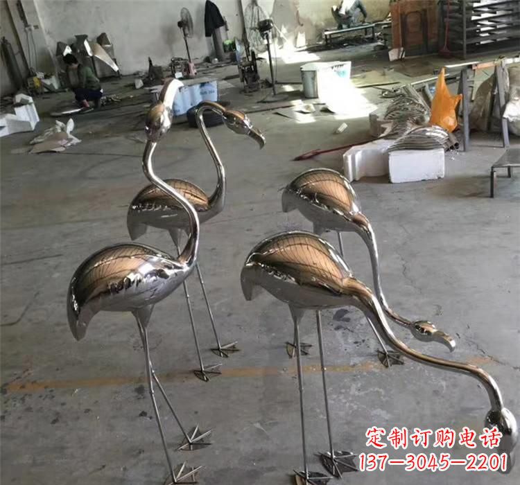 潍坊不锈钢火烈鸟雕塑给家园带来灿烂的光芒