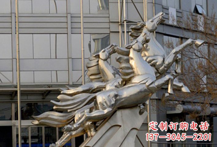 潍坊不锈钢马雕塑——精致的艺术瑰宝