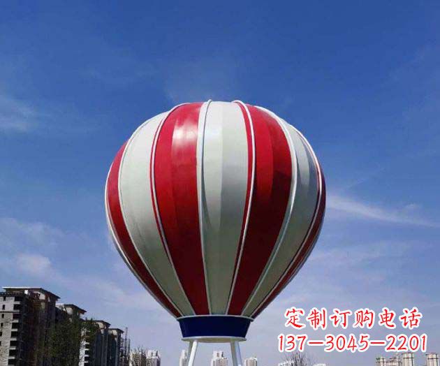 潍坊不锈钢热气球雕塑给景观增添精彩