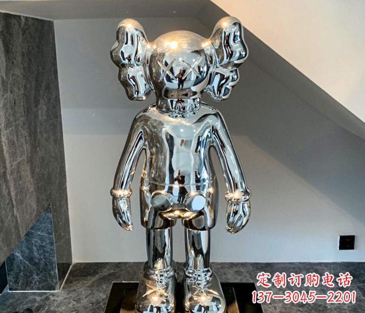 潍坊精致的不锈钢机器人雕塑