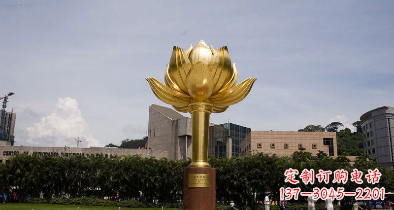 潍坊不锈钢莲花雕塑——精美的艺术品