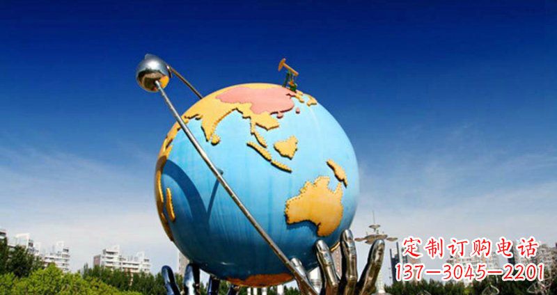 潍坊不锈钢地球雕塑一个充满环保意义的艺术品