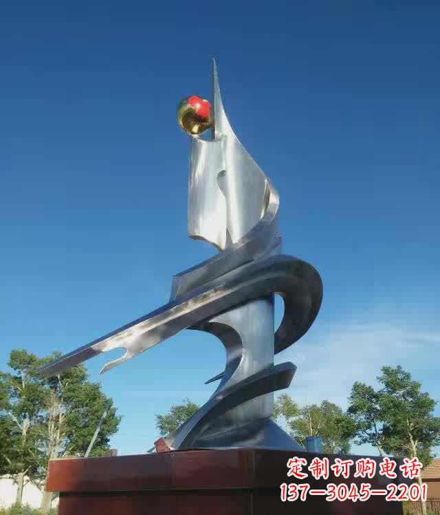 潍坊利用不锈钢创作书籍雕塑