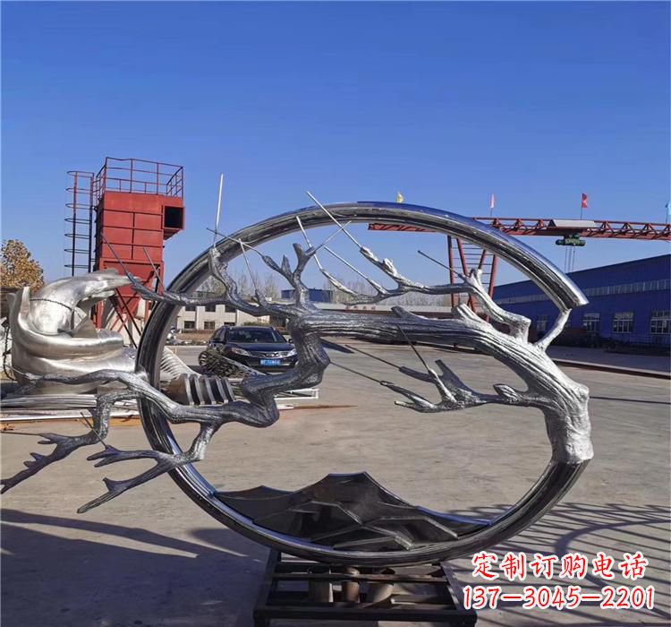 潍坊不锈钢树枝雕塑艺术与自然的完美结合