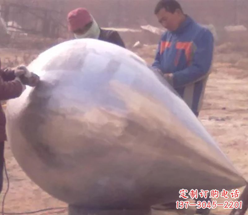 潍坊不锈钢水滴雕塑精致美丽的艺术品