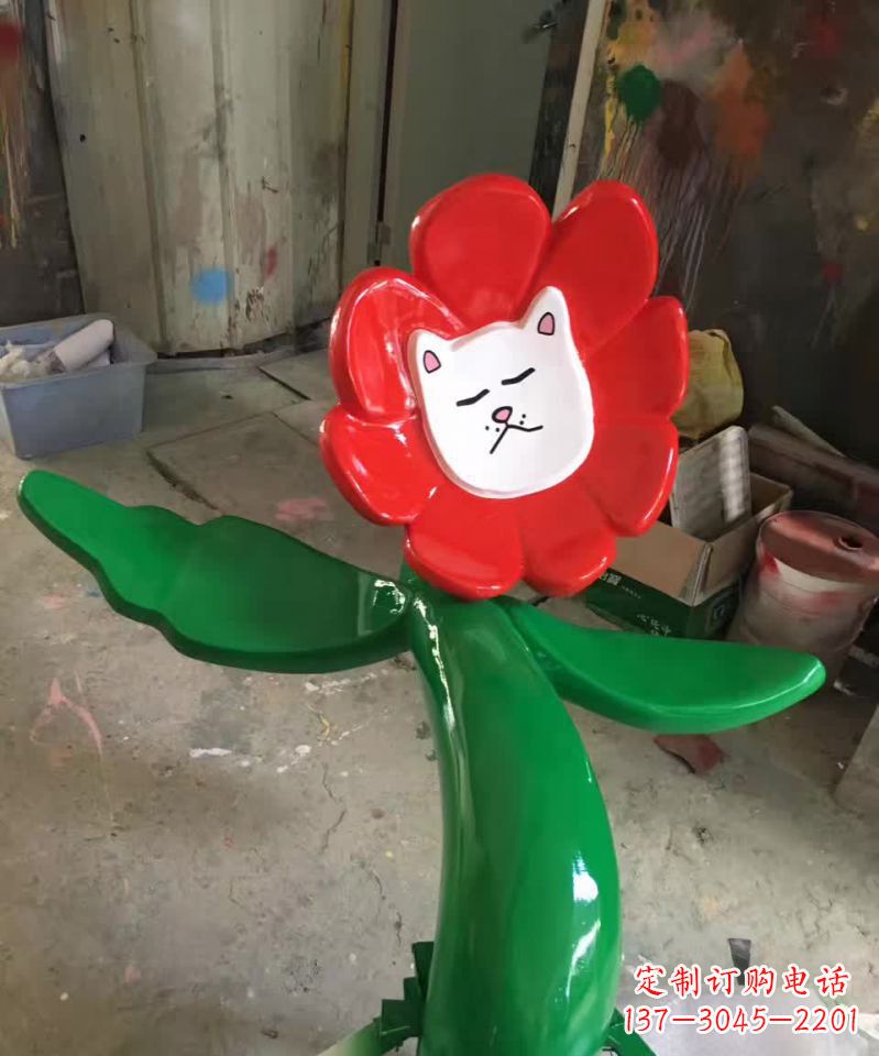 潍坊不锈钢太阳花雕塑美丽的景观装饰