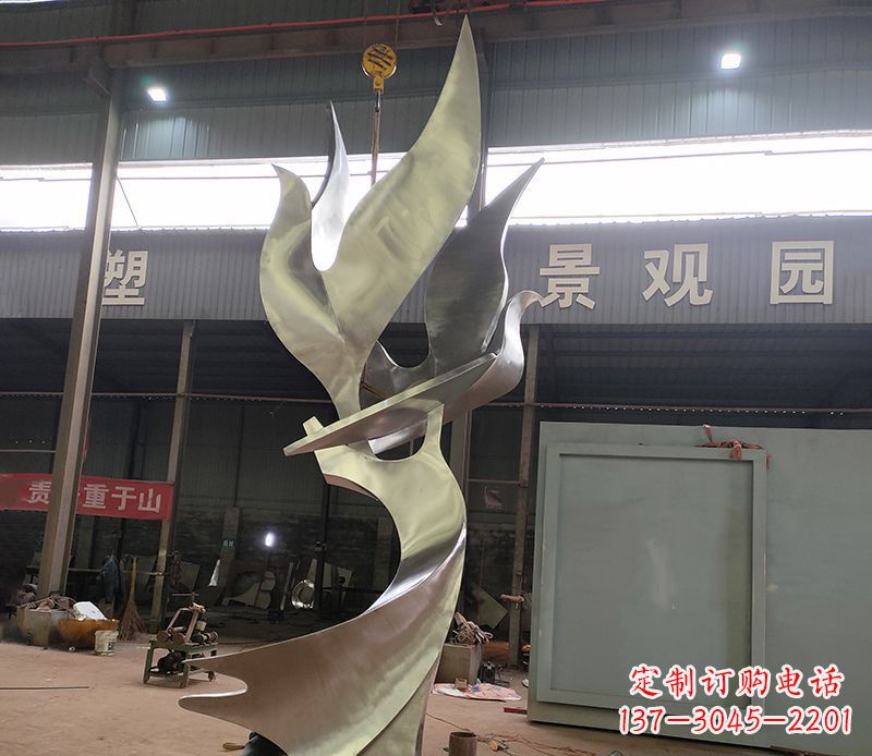 潍坊不锈钢天鹅雕塑传承自然之美