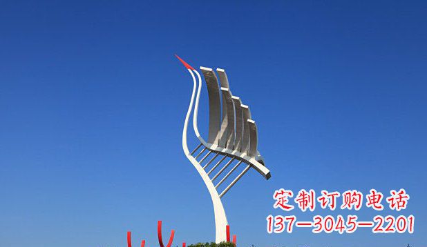 潍坊不锈钢天鹅丹顶鹤仙鹤雕塑