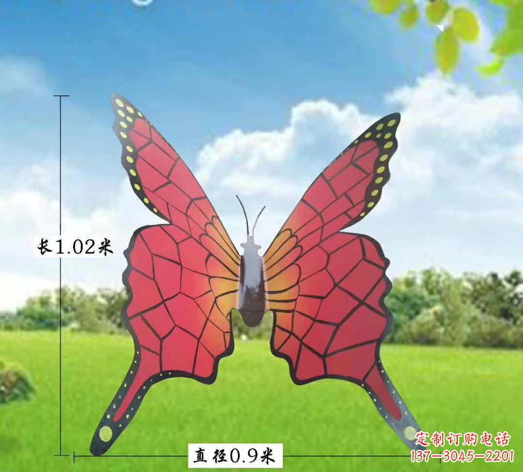 潍坊不锈钢铁艺蝴蝶雕塑