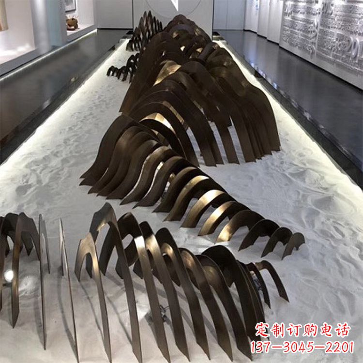 潍坊不锈钢铁艺假山雕塑让自然风景回归