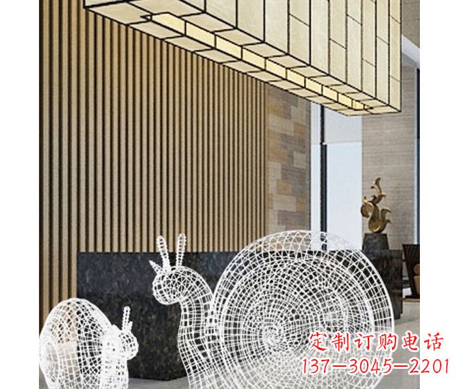 潍坊不锈钢蜗牛雕塑精致多姿
