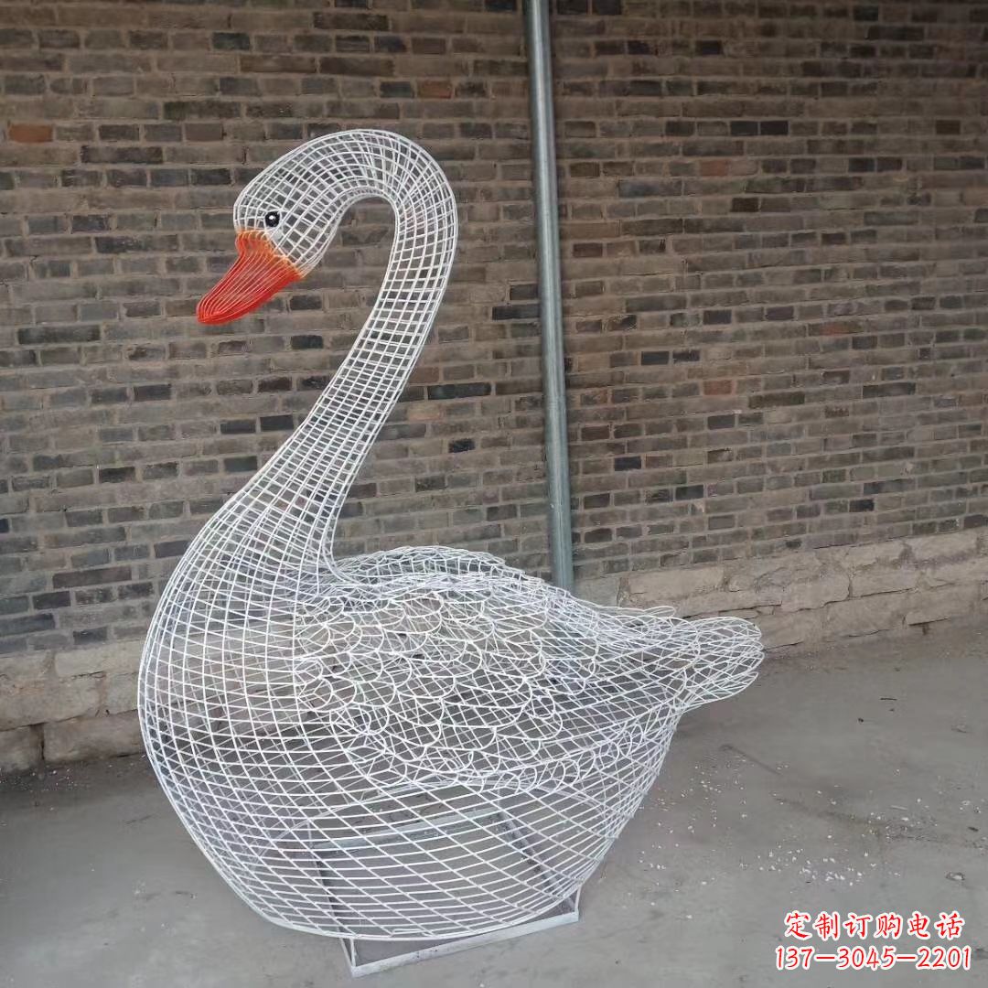 潍坊精致的不锈钢天鹅雕塑