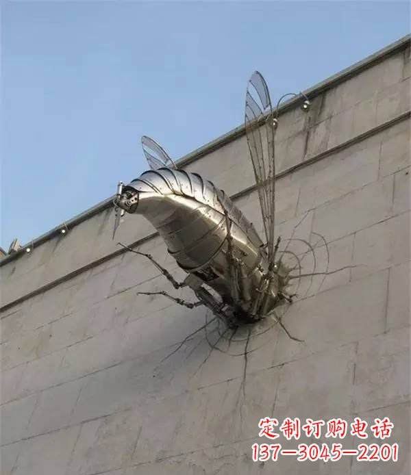 潍坊美丽的不锈钢无头动物雕塑