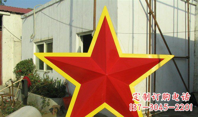 潍坊不锈钢五角星雕塑——高耸入云的精美艺术