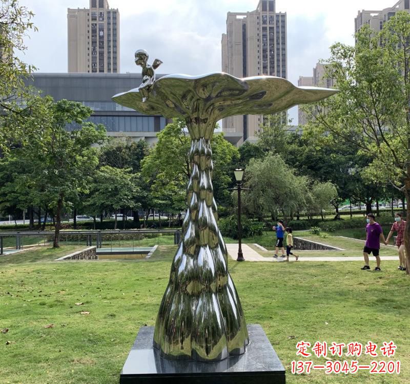 潍坊不锈钢现代水滴雕塑美轮美奂的艺术精品
