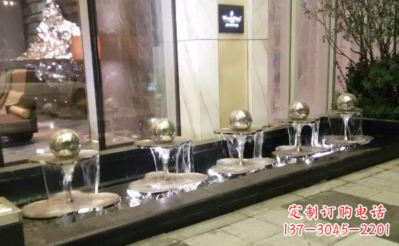潍坊不锈钢小喷泉雕塑美丽之灵