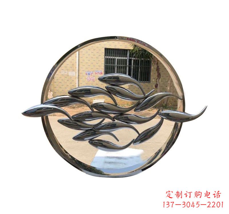 潍坊不锈钢圆环雕塑精美完美的艺术之作