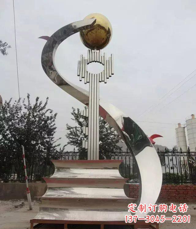 潍坊书籍雕塑重新定义不锈钢校园