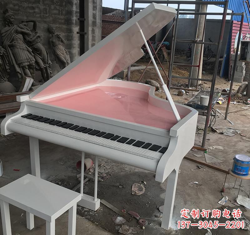 潍坊不锈钢校园钢琴雕塑发出音乐的艺术