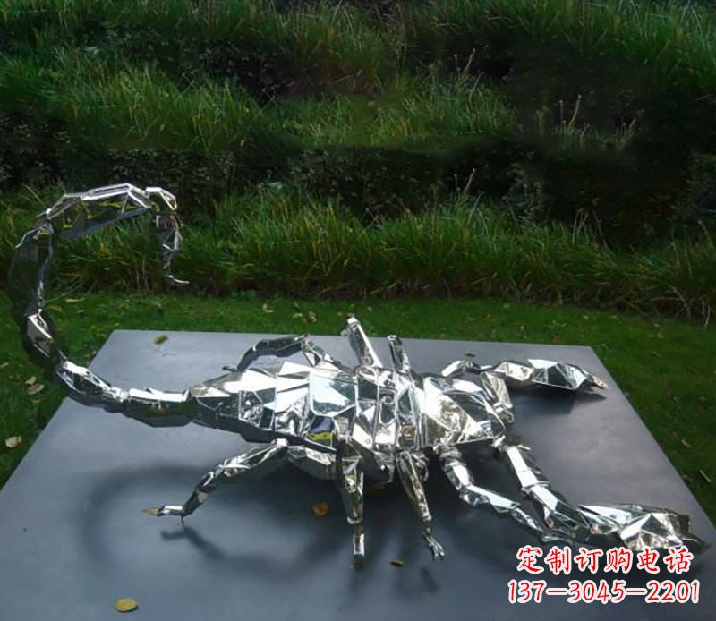 潍坊不锈钢蝎子雕塑精致且充满魅力