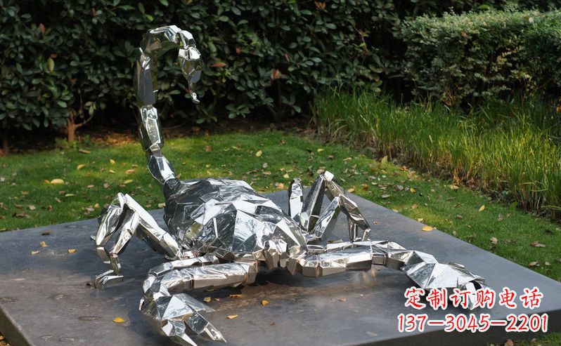 潍坊不锈钢蝎子雕塑