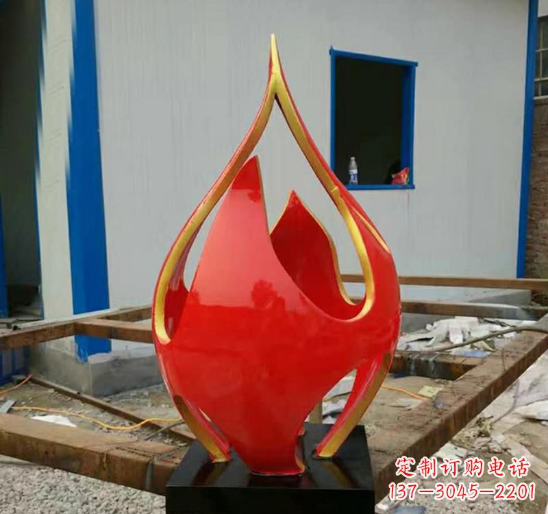 潍坊不锈钢艺术景观火龙果雕塑