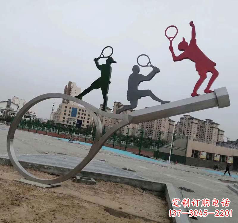 潍坊不锈钢羽毛球雕塑精美的艺术装点