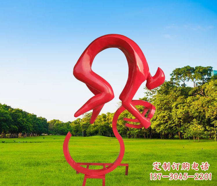 潍坊不锈钢自行车雕塑精致美观的园林装置