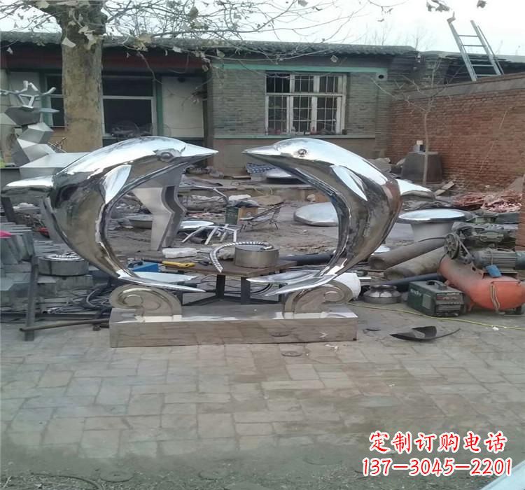 潍坊不锈钢海豚雕塑——精美之选