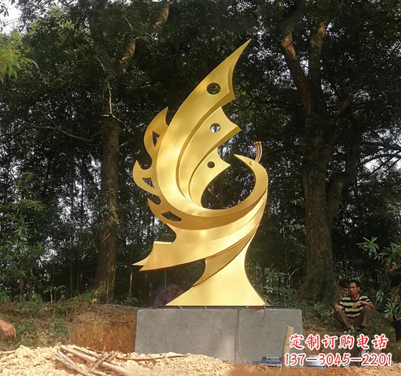 潍坊不锈钢凤凰雕塑——彰显传统文化之美