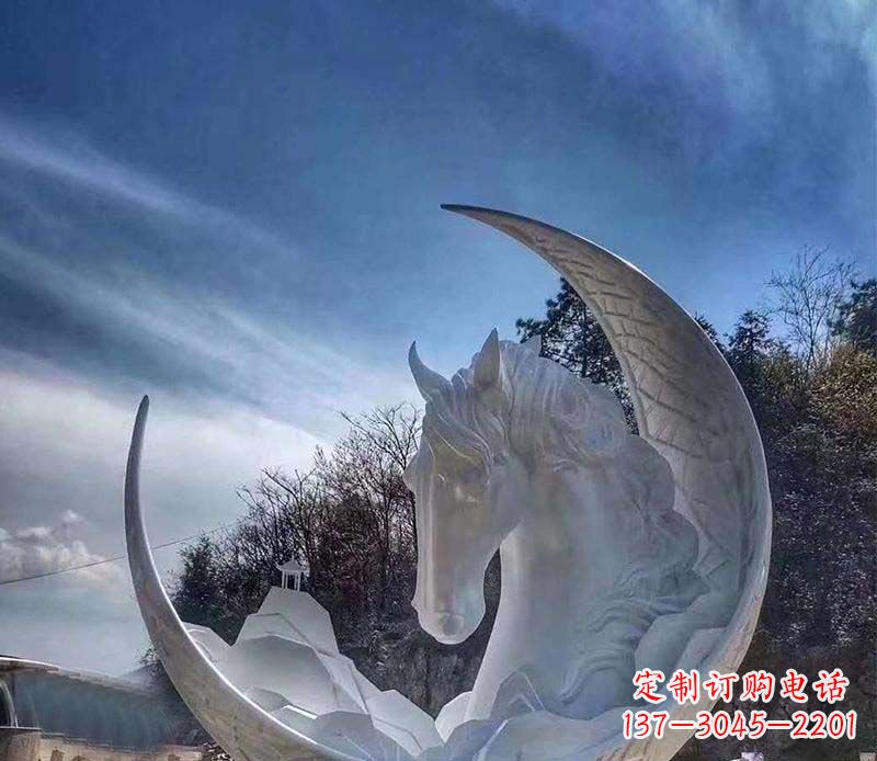 潍坊不锈钢月亮雕塑一种独特的艺术品