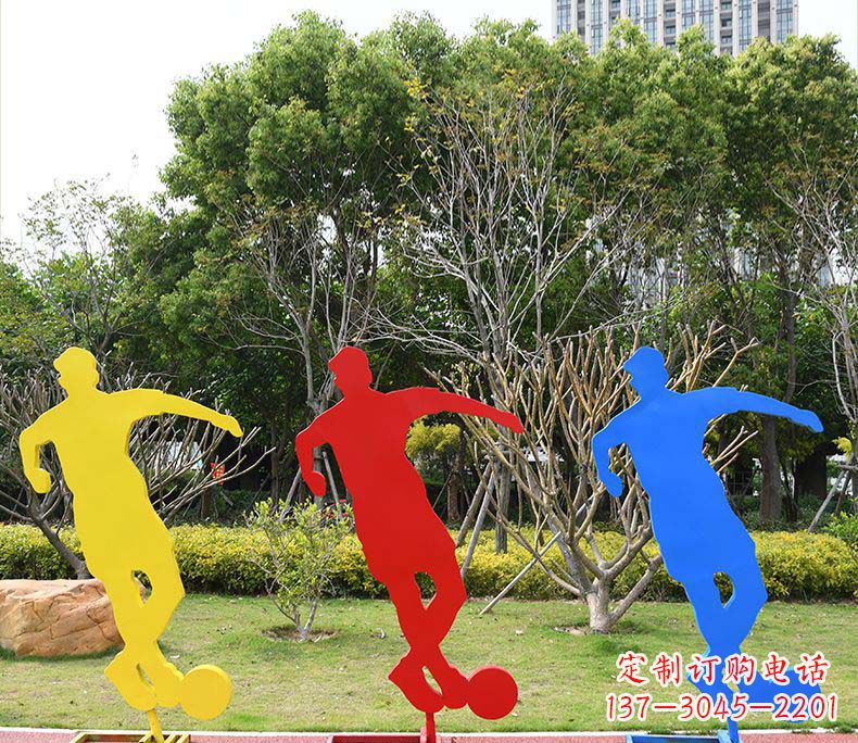 潍坊不锈钢足球雕塑激发运动激情