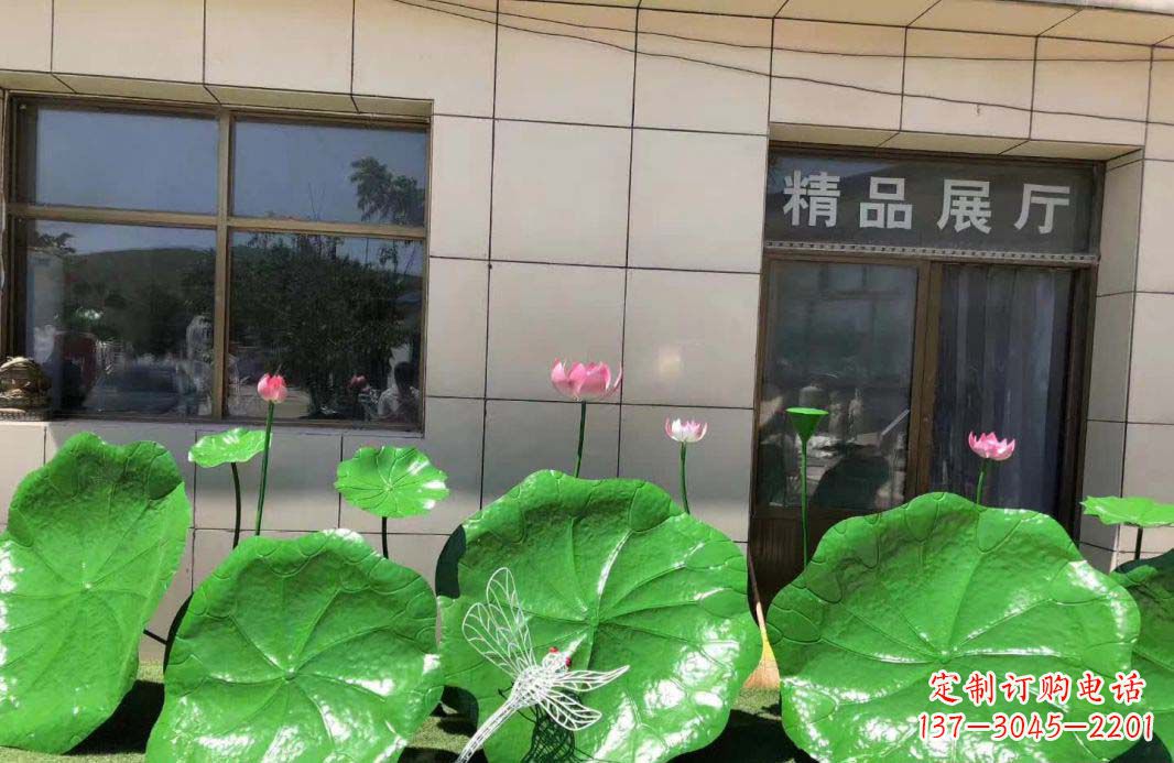 潍坊不锈钢荷叶雕塑艺术性与美感的完美结合