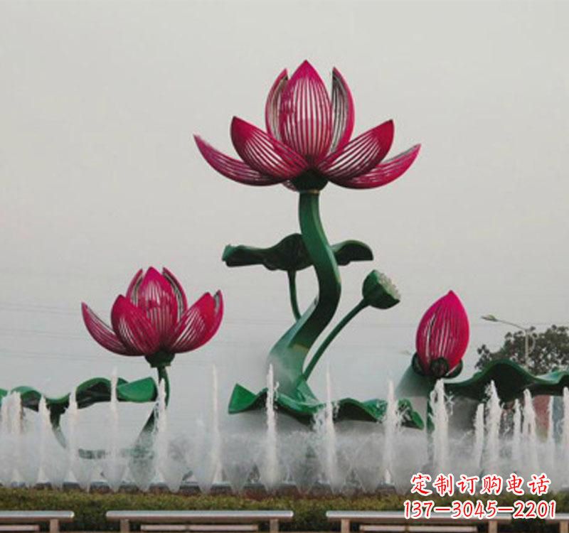 潍坊不锈钢莲花雕塑