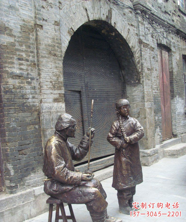 潍坊二胡铜雕艺术形式的精髓