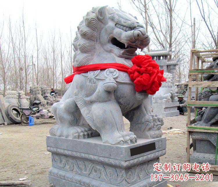 潍坊雄壮狮子石雕——欢迎来到宁波