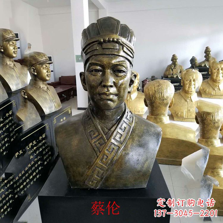 潍坊蔡伦雕塑一件传承历史的艺术珍品