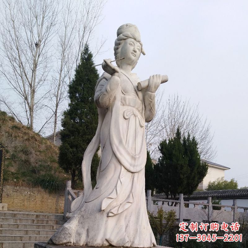 潍坊精美雕塑勾勒出蔡文姬传奇