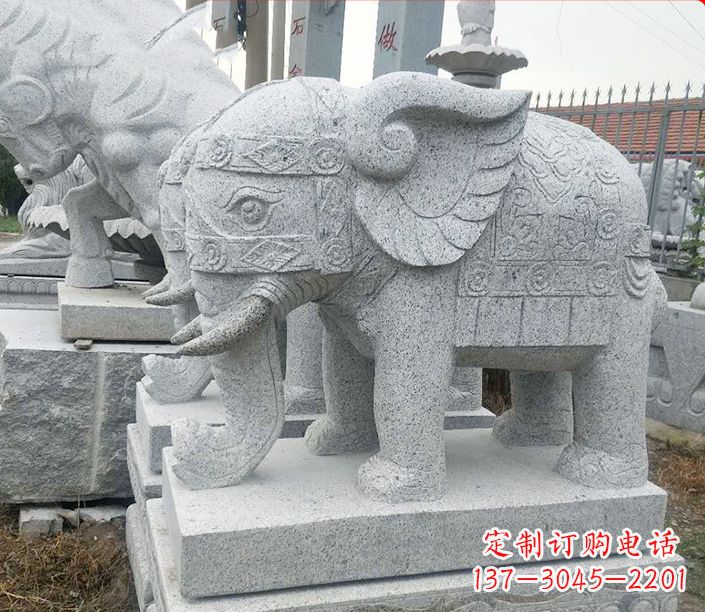 潍坊藏传佛教大象雕塑