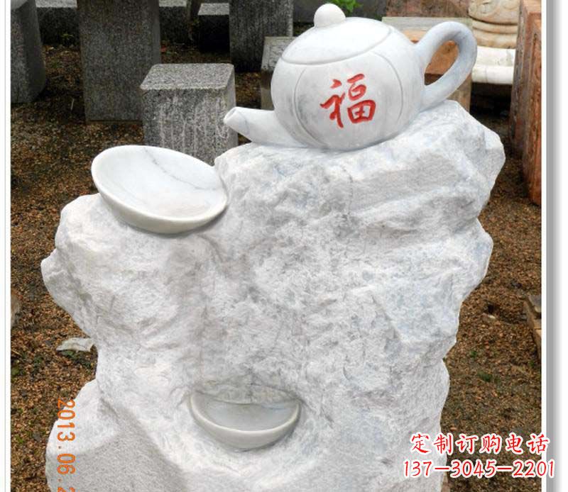 潍坊茶壶广场景观石雕
