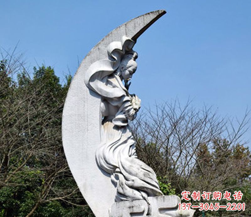 潍坊嫦娥奔月石雕