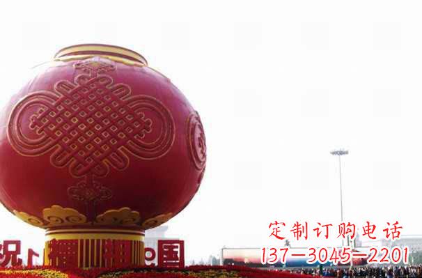 潍坊不锈钢灯笼雕塑——美丽城市的艺术装饰